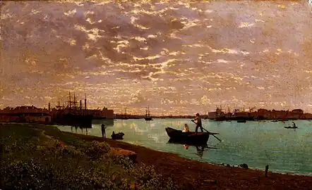 Canal de la Giudecca au matin, 1881