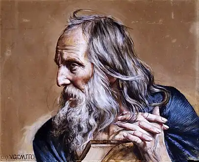 Tableau représentant le portrait d’un homme.