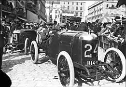 Arthur Duray sur Delage Type Y en 1913