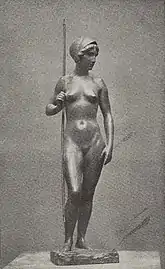 Diana, c. 1914, présentée à la Großen Berliner Kunstausstellung de 1914.