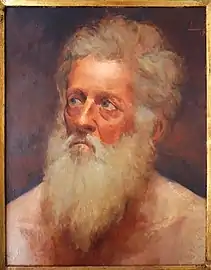 Portrait d'un vieil homme, c. 1906-1910.