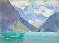 Arthur Wesley Dow- View of Lake Louise, Alberta, Canada, 1919