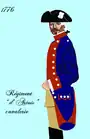 l' uniforme du régiment de 1776 à 1786