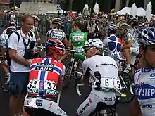 Kurt Asle Arvesen (32) et Thor Hushovd (6) au Tour de France 2009