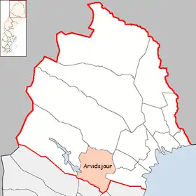 Localisation de Arvidsjaur