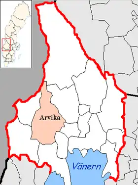 Localisation de Arvika