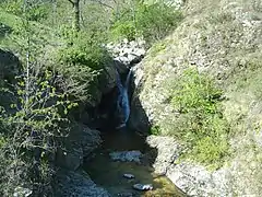 Cascade après le hameau de Saint-Martin, au-delà de Valgorge.