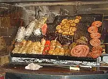 Asado à Montevideo (Uruguay).