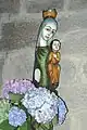 Statue de la Vierge à l'Enfant.