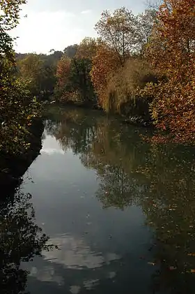 Photographie de la Nivelle à Ascain.