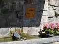 Fontaine en bas du village