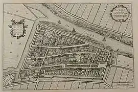 Asperen aux environs de l'année 1649.