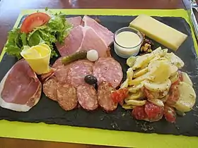 Assiette comtoise.