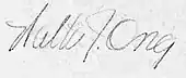 signature de Walter J. Ong