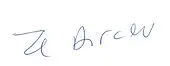 signature de José Dirceu