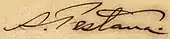 signature d'Augusto Pestana