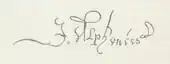 signature de Jean Alfonse