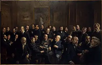 Portrait collectif des membres de l'Association des journalistes républicains Français (1907), Paris, musée Carnavalet.