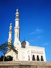 Mosquée d'Assouan, vue de la façade sud.