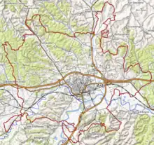 Carte topographique