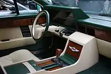 L'intérieur d'une Lagonda Série 2.