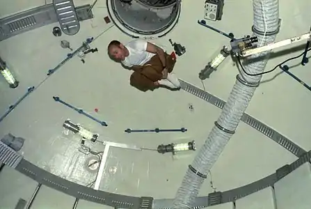 Bean à bord du Skylab le 30 août 1973