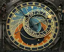 3. Horloge astronomique de Prague (ca. 1500) ;