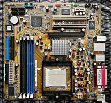 Circuit électronique d'une carte mère d'ordinateur