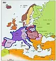 L'Europe napoléonienne.