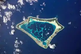 Photo satellite d'Atafu