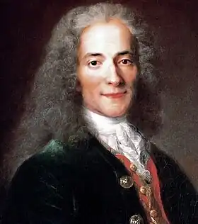 Voltaire, auteur de contes dans la lignée desquels se tiendraient The Pickwick Papers.
