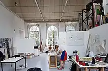 Atelier peinture ENSBA Paris