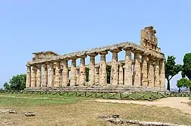 Le temple d'Athéna, dit « temple de Cérès »