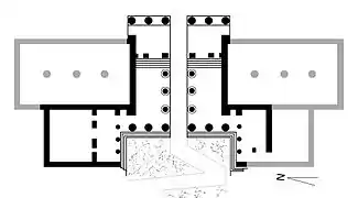 Plan des Propylées.