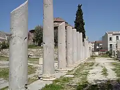 Colonnade et mosquée Fethiye