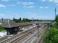 La gare d'Athus, point de départ de la ligne.