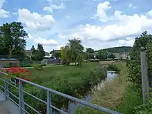 La Messancy vue depuis le parc d'Athus.