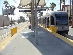 Un train à quai à Atlantic.