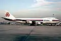 Le Boeing 747-200 LX-DCV de Cargolux en 1995.