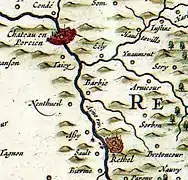 Château-Porcien en 1635.