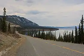 La Atlin Road au Yukon.