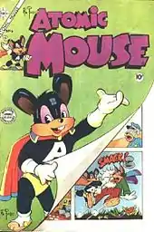 Couverture de revue présentant une souris anthropomorphique.