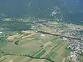 Prairies de fauche dans la vallée de l'Eau Morte près d'Annecy.