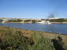 Le pont sur l'Oural à Atyraou, entre l'Europe et l'Asie.