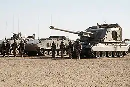 AMX AuF1 et AMX-10 P de la 20e brigade mécanisée de la force terrestre du royaume Saoudien.