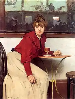 Madeleine au Moulin de la Galette, 1892Ramon CasasMusée de Montserrat