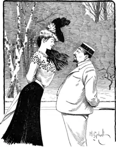 « - Bonjour, ma petite. - Bonjour, mon grand. », Les Maîtres Humoristes, (1907).