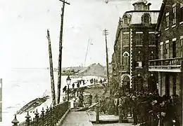 Au pied du boulevard Turcotte, en 1896.