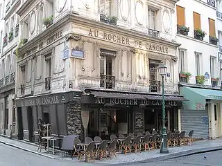 No 78 : restaurant « Le Rocher de Cancale ».