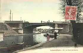 Le pont de Stains à Aubervilliers.